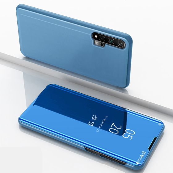 Handyhülle für Huawei Nova 5T Spiegel Flipcase in Blau