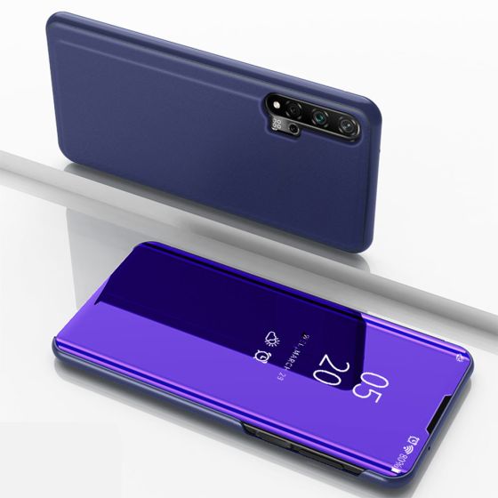 Handyhülle für Huawei Nova 5T Spiegel Flipcase in Violett