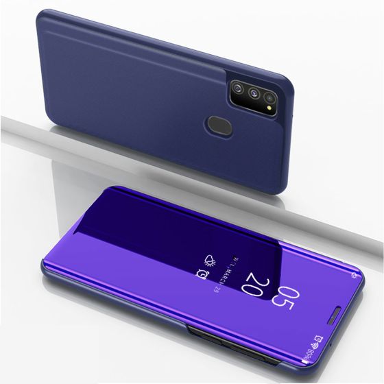 Spiegel Hülle für Samsung Galaxy M21 Flipcase in Violett