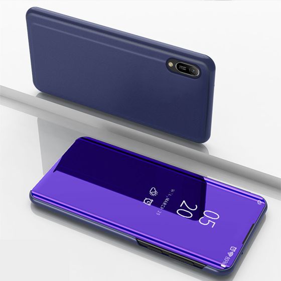 Spiegel Hülle für Huawei Y6 2019 Flipcase Violett