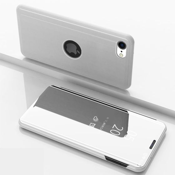 Spiegel Hülle für Apple iPhone SE 2020 - Silber