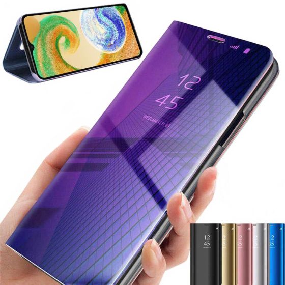 Hülle für Samsung Galaxy A04s Handytasche Spiegel Flipcase
