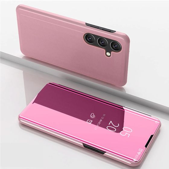 Handyhülle für Samsung Galaxy A15 (5G) Spiegel Flipcase Rosa