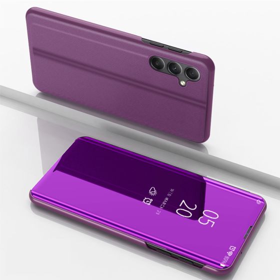 Spiegel Handyhülle für Galaxy A34 Hülle Flipcase Pink