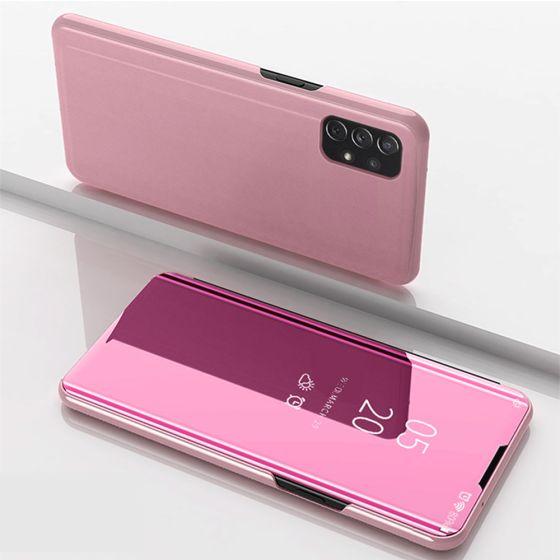 Spiegel Handyhülle für Galaxy A52s 5G Flipcase Rosa