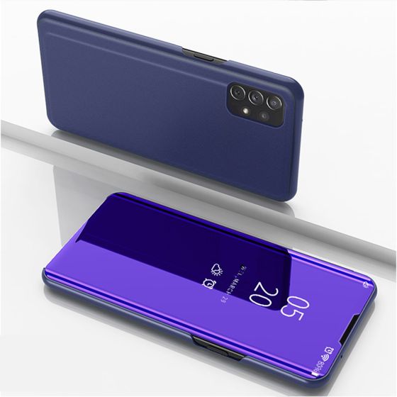 Spiegel Handyhülle für Galaxy A52s 5G Flipcase Lila