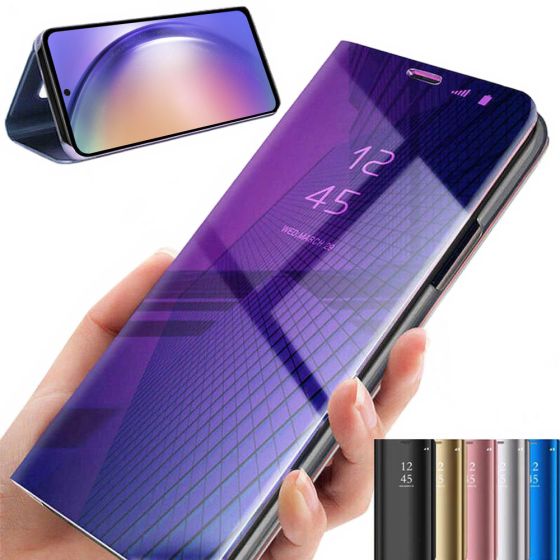 Spiegel Handyhülle für Samsung Galaxy A54 Hülle Flipcase Handytasche