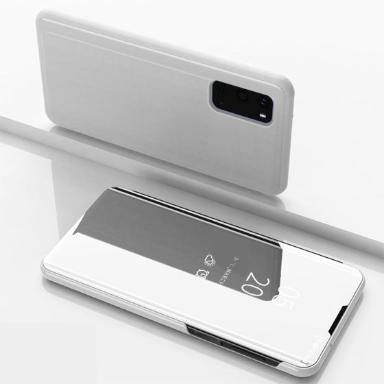 Spiegel Hülle für Samsung Galaxy S20 Hülle in Silber | handyhuellen-24
