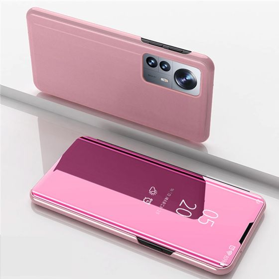 Spiegel Handyhülle für Xiaomi 12 Hülle Flipcase Rosa