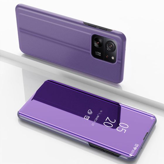 Handyhülle für Xiaomi 13T Pro Handytasche Spiegel Flipcase Violett