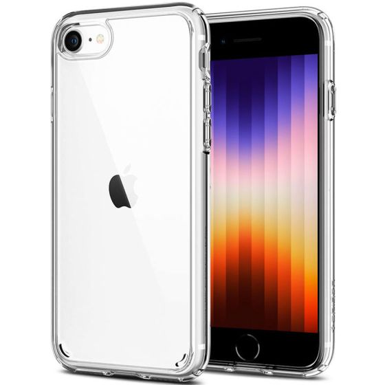 Spigen Case für Apple iPhone SE (2022) Handyhülle Transparent 