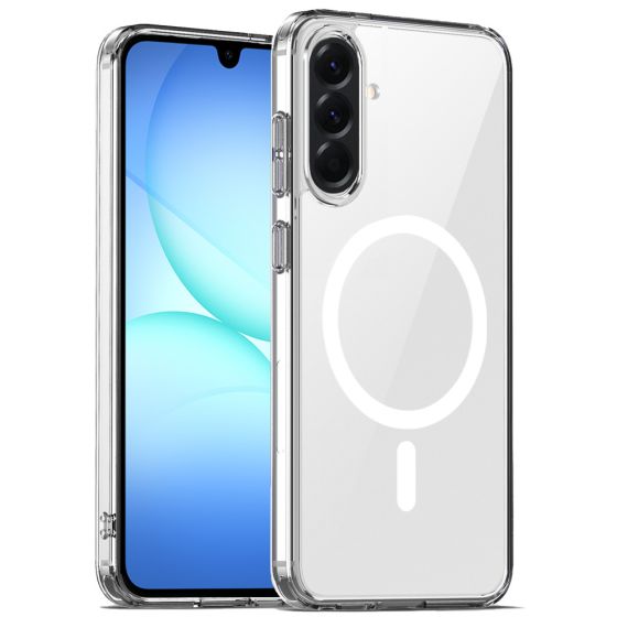 Durchsichtige Handyhülle für Samsung Galaxy A17 5G Hülle Case Transparent MagSafe kompatibel