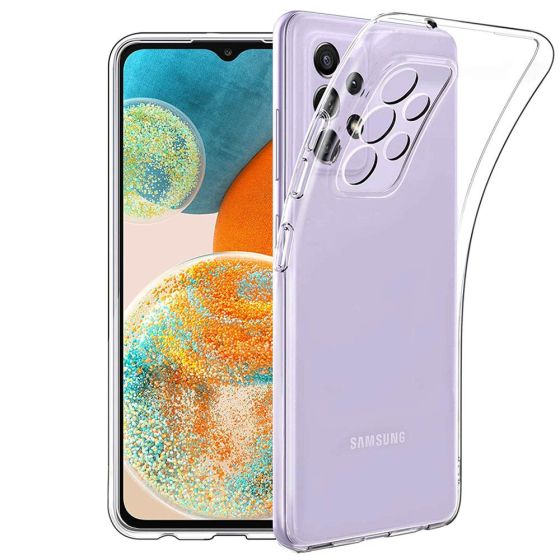 Transparente Handyhülle für Samsung Galaxy A23 5G Silikon Case Ultraklar