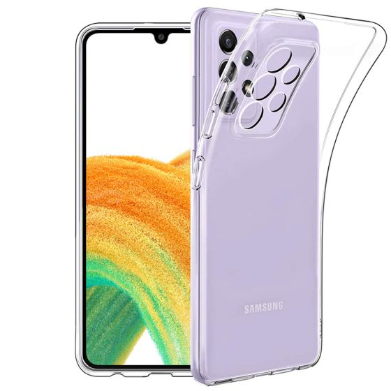Transparente Handyhülle für Samsung Galaxy A33 5G Silikon Case Ultraklar