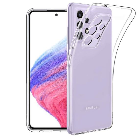 Transparente Handyhülle für Samsung Galaxy A53 Silikon Case Ultraklar