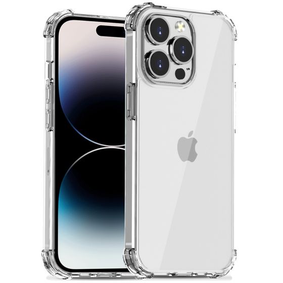 Transparente Handyhülle für Apple iPhone 14 Pro mit Eckenschutz