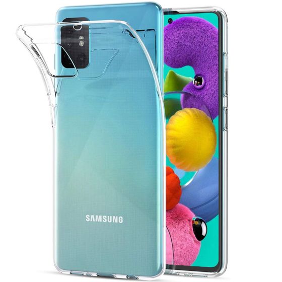 Kristallklares Silikon Case für Samsung Galaxy A51 Hülle Transparent
