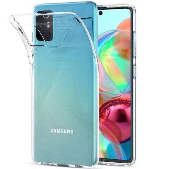 Kristallklares Silikon Case für Samsung Galaxy A71 Hülle Transparent