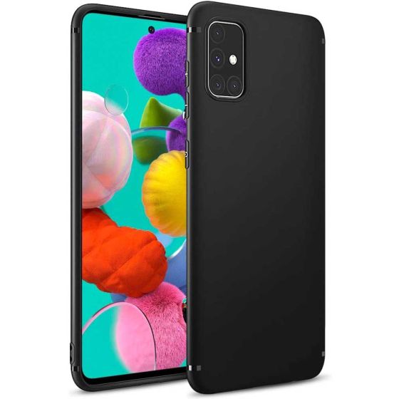 Dünne Hülle für Samsung Galaxy A51 Ultra Slim Case in Schwarz 